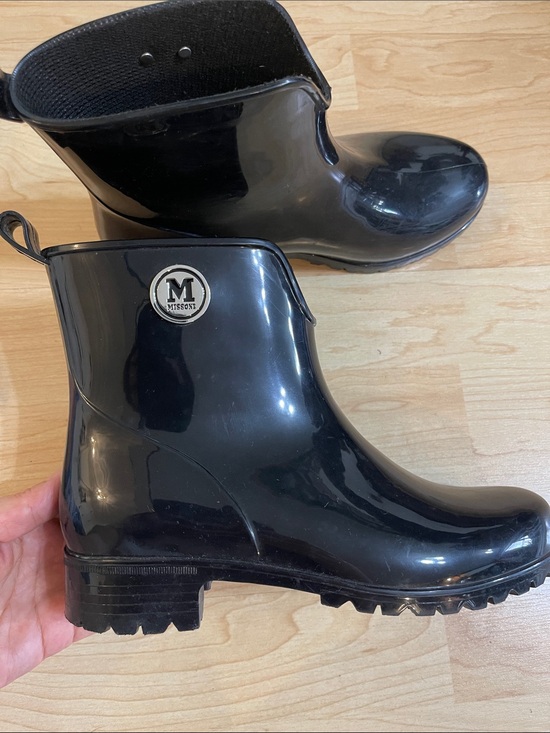 Missoni Shoes - Missoni Black Glossy Rain Ankle Boots